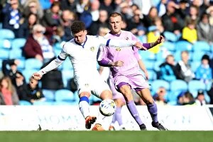 Images Dated 16th April 2016: Battle for the Ball: Rakels vs Phillips - Leeds United vs Reading, Sky Bet Championship