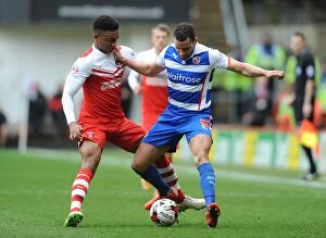Charlton Athletic v Reading Collection: Battle of the Stars: Joe Gomez vs. Hal Robson-Kanu in the Sky Bet Championship Clash
