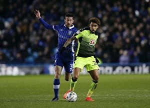 Sheffield Wednesday v Reading Collection: Battle for Supremacy: David Jones vs. Daniel Williams in the Sky Bet Championship Clash between