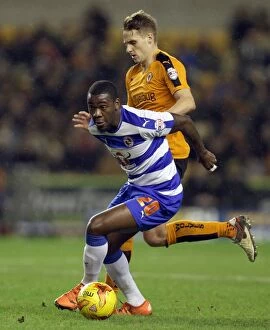 Images Dated 26th December 2015: Battle for Supremacy: Edwards vs. John - Wolves vs. Reading, Sky Bet Championship: A Fierce Rivalry