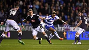 Images Dated 15th September 2015: Battle for Supremacy: Williams vs Forsyth in Reading vs Derby County's Sky Bet Championship Clash