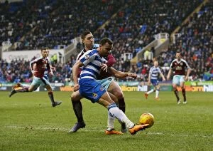 Reading v Burnley Collection: Battle of the Wings: Hal Robson-Kanu vs. Stephen Ward - Reading FC vs. Burnley, Sky Bet Championship