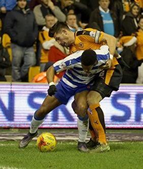 Images Dated 26th December 2015: Battling for Control: McCleary vs. Batth in the Intense Sky Bet Championship Showdown between