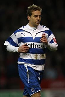 Images Dated 16th January 2010: Brian Howard in Action: Nottingham Forest vs. Reading, Championship, City Ground