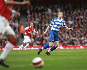 Brynjar Gunnarsson looks to close down another Arsenal attack Brynjar Gunnarsson looks to close down another Arsenal attack