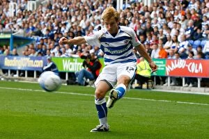 Images Dated 16th August 2008: Championship Clash: Reading FC vs Plymouth, August 16, 2008
