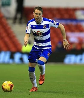 Nottingham Forest v Reading Collection: Chris Gunter in Action: Nottingham Forest vs. Reading - Sky Bet Championship Showdown at City Ground