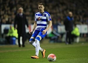 Images Dated 11th March 2016: Chris Gunter's Battle at Madejski Stadium: Reading FC vs Crystal Palace - FA Cup Quarterfinal