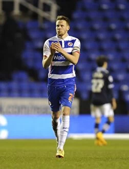 Images Dated 6th December 2014: Chris Gunter's Emotional Tribute: Reading FC's Triumph over Bolton Wanderers in Sky Bet