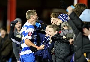Images Dated 19th December 2009: Church's Thrilling Equalizer: A Memorable Moment at Ashton Gate - Reading vs