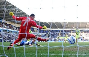 Images Dated 1st March 2014: Clash of the Championship Contenders: Reading FC vs Yeovil (2013-14)