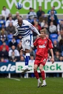 Images Dated 14th March 2009: Clash in the Championship: Reading FC vs Ipswich, March 14, 2009