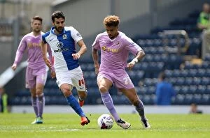 Images Dated 7th May 2016: Clash at Ewood Park: Williams vs. Gomez in Sky Bet Championship Showdown - Blackburn Rovers vs