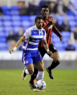 Reading v Brighton & Hove Albion Collection: Clash at the Madejski Stadium: McCleary vs Ince - Reading vs Brighton & Hove Albion