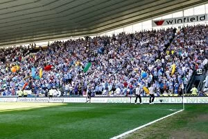 Images Dated 11th May 2008: Clash in the Premier League: Derby County vs Reading, May 11, 2008