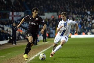 Images Dated 11th March 2014: A Clash of Titans: Leeds United vs. Reading (Sky Bet Championship 2013-14)