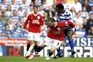 Images Dated 23rd September 2006: Clash of the Titans: Rooney vs Sonko - Reading FC vs Manchester United (September 23, 2006)