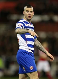 Images Dated 29th November 2013: Danny Guthrie in Action: Reading vs. Nottingham Forest, Sky Bet Championship