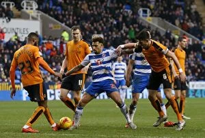 Images Dated 6th February 2016: Danny Williams in Action: Reading FC vs. Wolves at Madejski Stadium - Sky Bet Championship