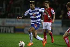 Images Dated 20th October 2015: Danny Williams in Action: Reading FC vs Rotherham United, Sky Bet Championship at New York Stadium