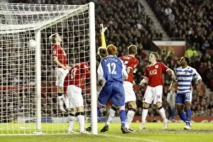 Images Dated 18th February 2007: Dave Kitson & Andre Bikey watch Brynjar Gunnarssons header cross the line