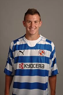 Images Dated 9th August 2007: Determined Striker: Simon Cox of Reading Football Club