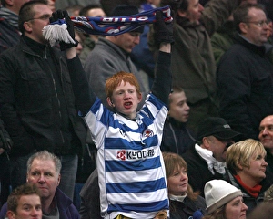 Fan of the Day - Man City Away - a Royals fan shows his support for the team Fan of the Day - Man City Away - a Royals fan shows his support for the team