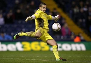 Images Dated 24th February 2010: Federici Faces Off: Reading vs. West Brom FA Cup Fifth Round Replay Showdown at The Hawthorns