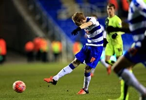 Images Dated 19th January 2016: Fernandez Scores Fifth: Reading's Dominant Emirates FA Cup Performance Against Huddersfield Town