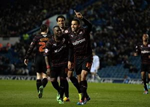 Images Dated 11th March 2014: A Fierce Battle: Leeds United vs. Reading (Sky Bet Championship 2013-14)