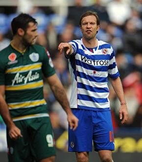 Sky Bet Championship : Reading v Queens Park Rangers Collection: A Fierce Championship Clash: Reading FC vs Queens Park Rangers (2013-14), Sky Bet Championship
