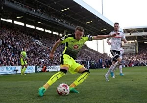 Images Dated 13th May 2017: Fulham vs. Reading: Chris Gunter in Action during the Sky Bet Championship Play-off First Leg at