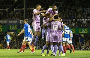 Capital One Cup - Second Round - Portsmouth v Reading - Fratton Park Collection: Garath McCleary's Brace: Reading's Triumph over Portsmouth in Capital One Cup