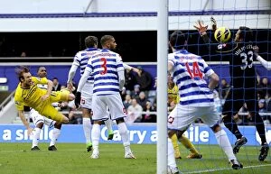Images Dated 4th November 2012: Gorkss Scores First: Reading at Queens Park Rangers, Barclays Premier League (November 3, 2012)