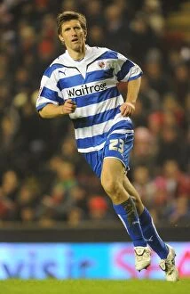 Images Dated 13th January 2010: Grzegorz Rasiak's FA Cup Shock: Reading's Epic Upset at Anfield Against Liverpool