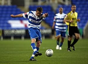 Images Dated 11th August 2009: Gylfi Sigurdsson's Brace: Reading Routs Burton Albion 4-0 in Carling Cup