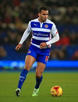 Images Dated 21st November 2014: Hal Robson-Kanu Leads Reading in Intense Sky Bet Championship Clash at Cardiff City Stadium