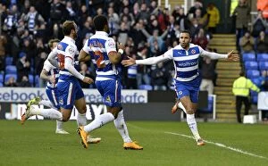 Reading v Norwich City Collection: Hal Robson-Kanu Scores Thrilling Penalty: Reading's First Goal Against Norwich City in Sky Bet