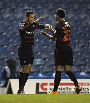 Images Dated 11th March 2014: Hal Robson-Kanu's Brace: Reading's Impressive 4-Goal Performance Against Leeds United in Sky Bet