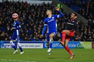 Images Dated 24th January 2015: Hal Robson-Kanu's Dramatic FA Cup Winner: Reading Overcomes Cardiff City