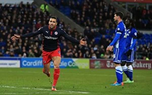FA Cup - Fourth Round - Cardiff City v Reading - Cardiff City Stadium Collection: Hal Robson-Kanu's Last-Minute Stunner: Reading's FA Cup Upset over Cardiff City