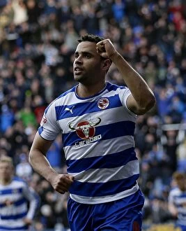 Images Dated 30th January 2016: Hal Robson-Kanu's Stunner: Reading's FA Cup Upset Against Walsall (Fourth Round, Madejski Stadium)