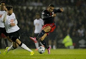 Images Dated 23rd September 2014: Hal Robson-Kanu's Thrilling Goal: Derby County vs. Reading in Capital One Cup Third Round at iPro
