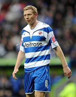 Images Dated 13th February 2010: A Historic FA Cup Fifth Round Moment: Reading FC vs. West Bromwich Albion with Brynjar Gunnarsson