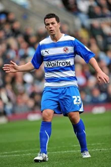 Images Dated 23rd October 2010: Ian Harte's Intense Concentration: Burnley vs. Reading, Championship Showdown at Turf Moor