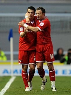 Images Dated 10th April 2012: Ian Harte's Stunner: Reading's Historic First Goal vs. Brighton in the Npower Championship