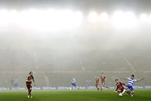 Images Dated 12th April 2016: Intense Action in Sky Bet Championship: Middlesbrough vs. Reading at Riverside Stadium