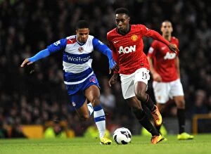 Manchester United v Reading : Old Trafford : 16-03-2013 Collection: Intense Battle for Possession: McCleary vs. Welbeck at Old Trafford (Premier League)
