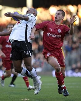 Images Dated 2nd December 2006: Ivar Ingimarsson in Action: Reading FC vs. Fulham, FA Premier League, November 2006