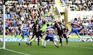 Images Dated 25th October 2014: Jake Taylor Scores Thrilling Second Goal for Reading Against Blackpool in Sky Bet Championship